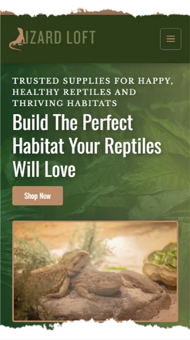 Lizard Loft website